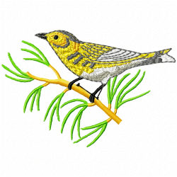 Small Birds Embroidery Design 4